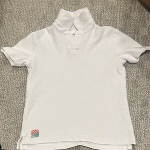 Kids White Short-Sleeve Polo Top - Casual Comfort, Johnnie O terry size 8